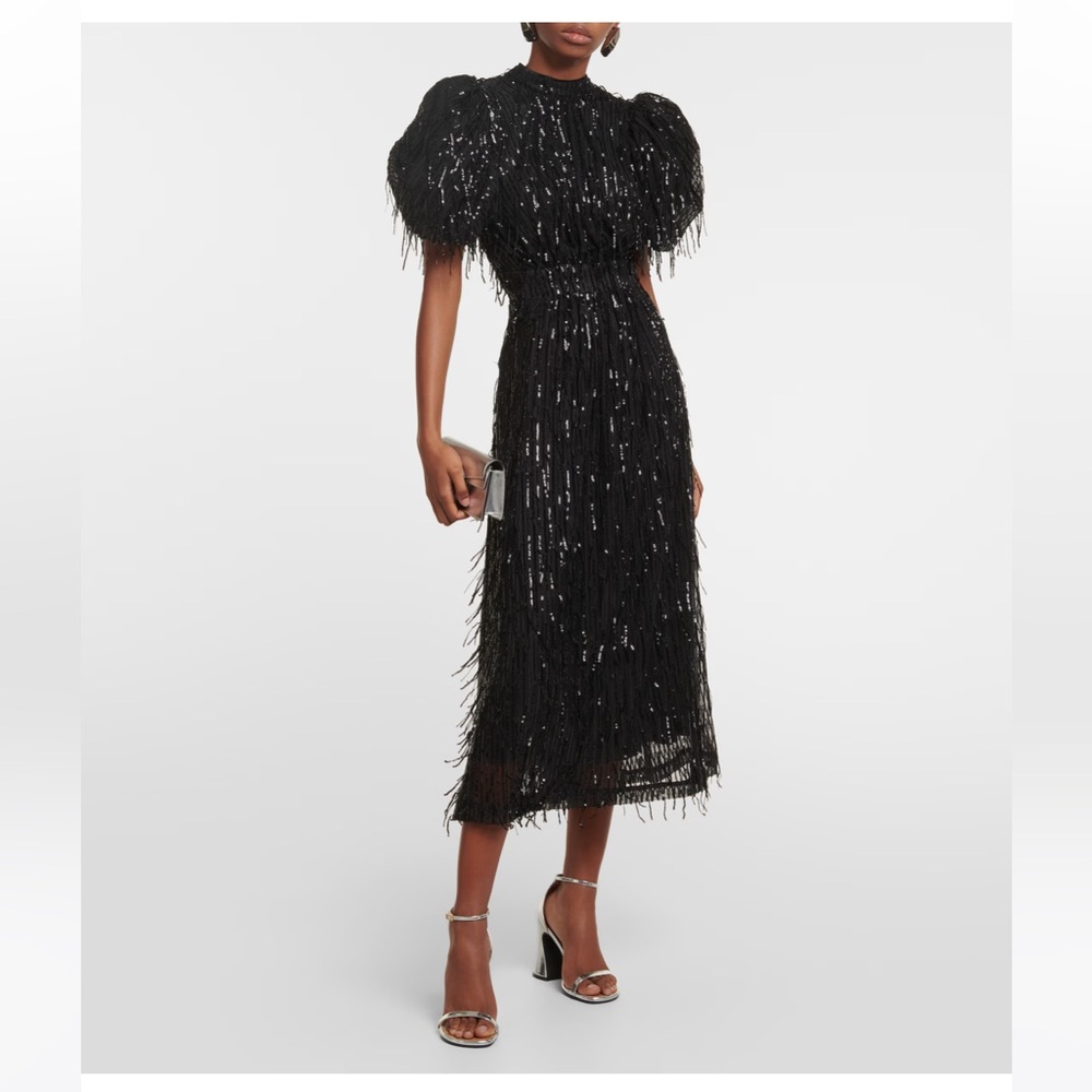 Rotate sequin midi dress